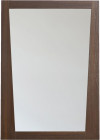 American Imagination AI-1208 Modern Wall Mounted Bathroom Mirror in Wenge