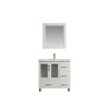 Design Element B36-DS-W Stanton 36 Inch Single Sink Vanity Set In White