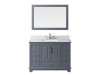 Exclusive Heritage BV-20048S-WMCG Cashmere Grey Single Vanity Set w/ Mirror