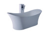 Control Brand BW0256MW Cloud True Solid Surface Soaking Tub in Matte white