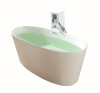 Control Brand BW4056MW Vinyasa True Solid Surface Soaking Tub in Matte white