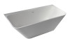 Control Brand BW5456MW Bliss True Solid Surface Soaking Tub in Matte white
