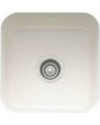 Franke CCK110-15WH Undermount Single Bowl White Fireclay Kitchen Sink