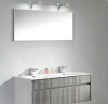 Eviva EVVN12-48ASH Ashy Wall Mount Bathroom Vanity High Gloss Ash Gray with White Integrated Sink