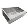 Nantucket EZApron33 Patented Design Pro Series Kitchen Sink w/ Apron Front