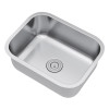 Exclusive Heritage KSD-2318-S-UBS Single Bowl Kitchen Sink with Strainer