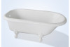 Restoria R503-NI Biscuit 5 Foot Traditional Roll Top Tub - No Faucet Holes