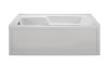 Reliance R6030DISCS-W Integral Skirted Soaker ADA Height Bathtub In White