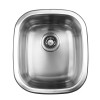 Ukinox UN345 Single Bowl Dual Mount Kitchen Sink Made of Stainless Steel