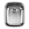 Ukinox UN376 Single Bowl Stainless Steel Sink, Can be Drop-in or Undermount