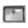 Ukinox UN610 Single Basin Dual Mount Kitchen Sink in Stainless Steel