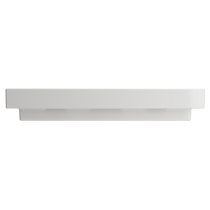 BOCCHI 1079-001-0126 Scala Arch 39.75 Inch 1-Hole Wall-Mounted Fireclay Sink In White