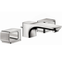 AXOR 11041001 Urquiola Widespread Faucet in Chrome with Knob Handles