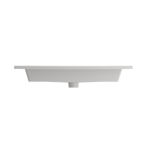 BOCCHI 1113-001-0126 Ravenna 32.25 Inch 1-Hole Wall-Mounted Fireclay Sink with Overflow In White
