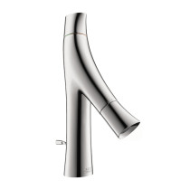 AXOR 12010001 Starck Organic Faucet with Pop-up Drain in Chrome