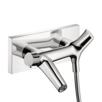 AXOR 12410001 Starck Organic Thermostatic Tub Filler Wall Mounted in Chrome