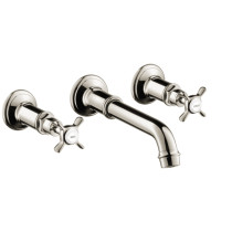 AXOR 16532831 Montreux Wall-Mounted Widespread Faucet Trim Polished Nickel
