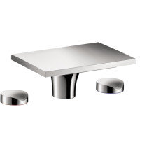 AXOR 18015001 Massaud Knob handle Widespread Faucet no Pop-up in Chrome