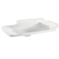 AXOR 19943000 AX Bouroullec Drop-in Bathroom Sink with Two Shelves