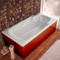 MediTub 3672E Atlantis Eros Drop In Soaking Bathtub With Reversible Drain