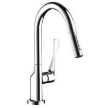 Axor 39835001 Citterio Pull-Down Kitchen Faucet In Polished Chrome
