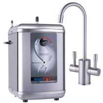 Ready Hot 41-RH-200-F560-BN Hot and Cold Water Faucet Water Dispenser System In Brushed Nickel