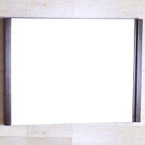 Bellaterra Home 502001A-M-36 Rectangular Wood Frame Mirror In Wenge