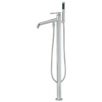 Cheviot 6050 Lever Handles Free Standing Bathtub Filler with Hand Shower