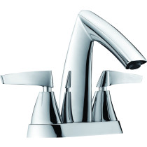 ALFI brand AB1003-PC Polished Chrome Two-Handle 4'' Centerset Bath Faucet