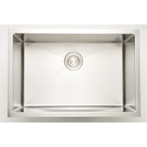 American Imagination AI-27436 Chrome 25 Inch Stainless Steel Kitchen Sink