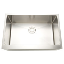 American Imagination AI-27467 16 Gauge Single Bowl Kitchen Sink In Chrome