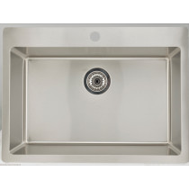 American Imagination AI-27603 16 Gauge Drop In Laundry Sink In Chrome