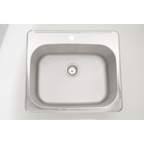 American Imagination AI-27606 18 Gauge 25 Inch Laundry Sink With 1 Hole