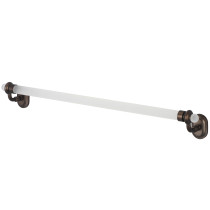 Water Creation BA-0002-03 Oil Rubbed Bronze Glass Series 24 Inch Towel Bar