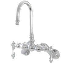 Bathtub Wall Mount Faucet In Polished Chrome
