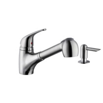 Cahaba CA6110SS Single Lever Handle Pull Out Faucet with Soap Dispenser