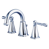 Danze D304115 Eastham™ Curved Deck Mounted Faucet With Two Lever Handles In Chrome