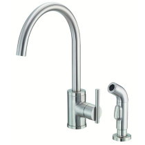 Danze D401058SS Stainless Steel Finish Parma™ Single Lever Handle Kitchen Faucet With Side Spray