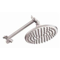 8" Sunflower Showerhead with Nine-Inch Extension Arm In Brushed Nickel