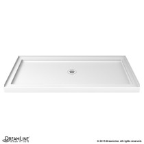 DreamLine DLT-1136540 SlimLine 36x54" Single Threshold Shower Base in White