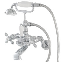 Faucet For Bathtub Wall Mount In Polished Chrome