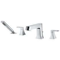 ANZZI FR-AZ174 Cove Tub Faucet with Handheld Sprayer In Polished Chrome