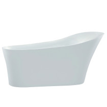 Anzzi FT-AZ092 Maple Series 5.58 ft. Freestanding Bathtub in White