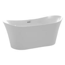 Anzzi FT-AZ096 Eft Series 5.58 ft. Freestanding Bathtub in White