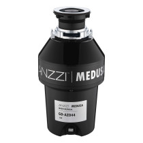 ANZZI GD-AZ044 MEDUSA 1 HP Continuous Kitchen Garbage Disposal In Black