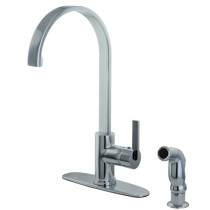 Gourmetier GS8711CTLSP Continental Single Handle Kitchen Faucet in Chrome