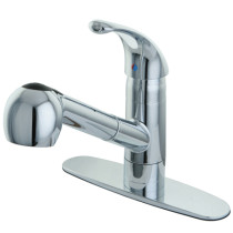 Gourmetier GS881NCLSP Century Pull-Out Spray Kitchen Faucet in Chrome