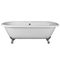  Cast Iron Double Bathtub With 7 Inch Rim Holes Imperial Feet
