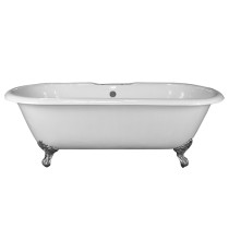 Cast Iron Double Bathtub With 7 Inch Rim Holes Imperial Feet