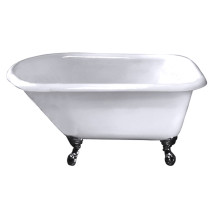  Cast Iron Bathtub With 3-3/8 Wall Holes Ball and Claw Feet